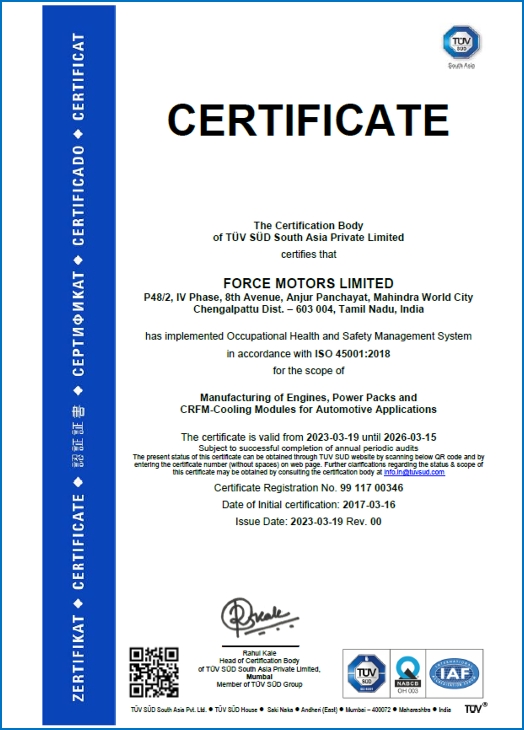 FORCE MOTORS LIMITED